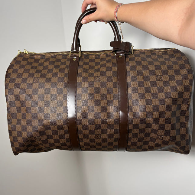Sac Louis Vuitton keepall 50 damier