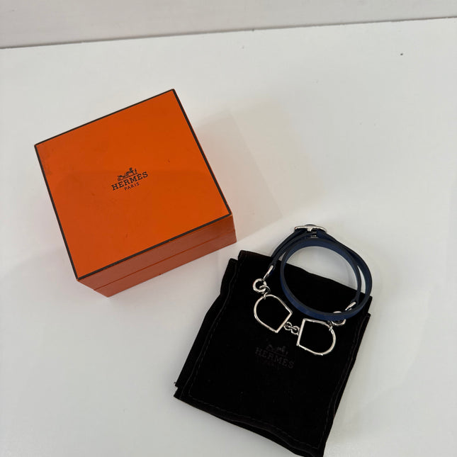 Bracelet Hermès Swift Étrier double tour