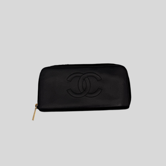 Portefeuille Chanel cuir caviar