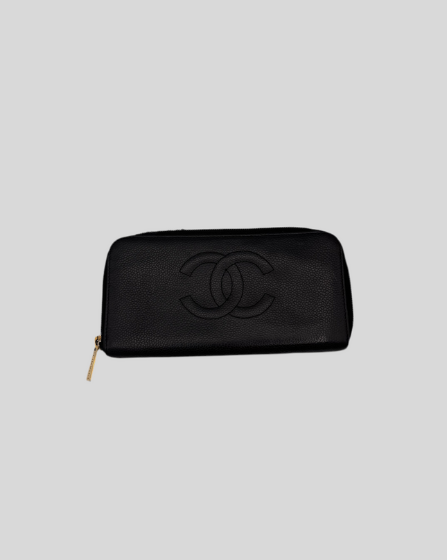 Portefeuille Chanel cuir caviar