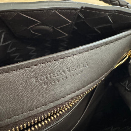 Sac Andiamo Petit Bottega Veneta Marron Fondant