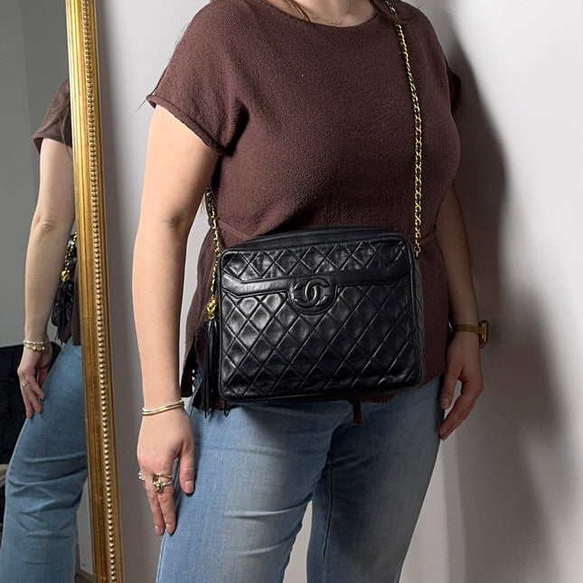 Sac Chanel Caméra Noir