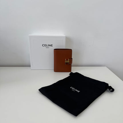 Portefeuille Celine Triomphe Moyen Tan