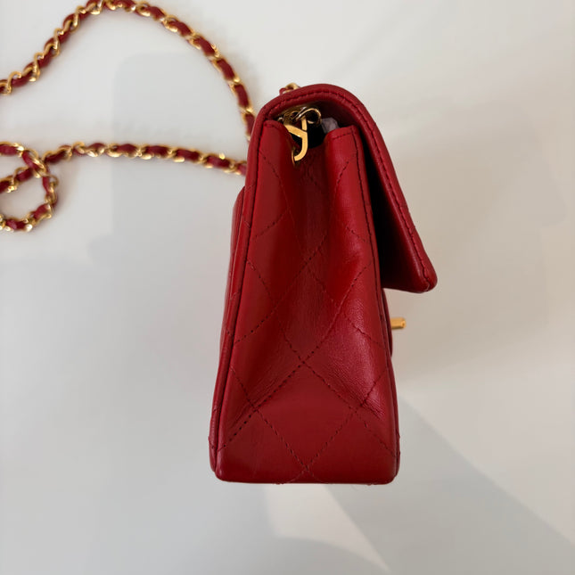 Sac Chanel Timeless Mini Square Rouge