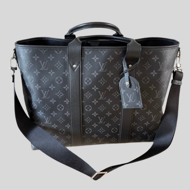 Sac Weekend NM Louis Vuitton monogramme éclipse