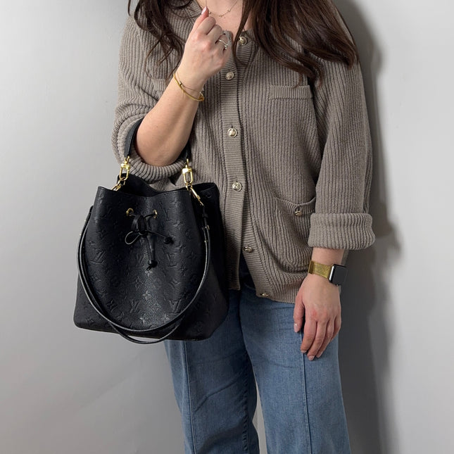 Sac NéoNoé MM Louis Vuitton Noir