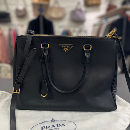 Cabas Prada Galleria GM noir