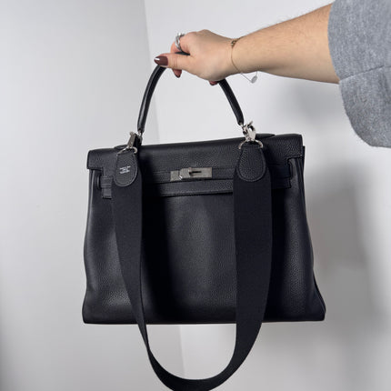 Sac Kelly 35 Hermès Noir