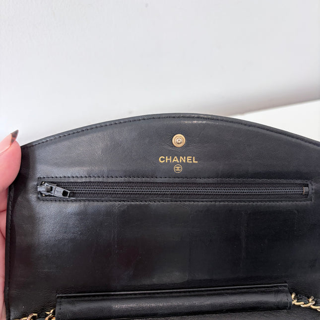 Sac Chanel Wallet On Chain Noir vintage