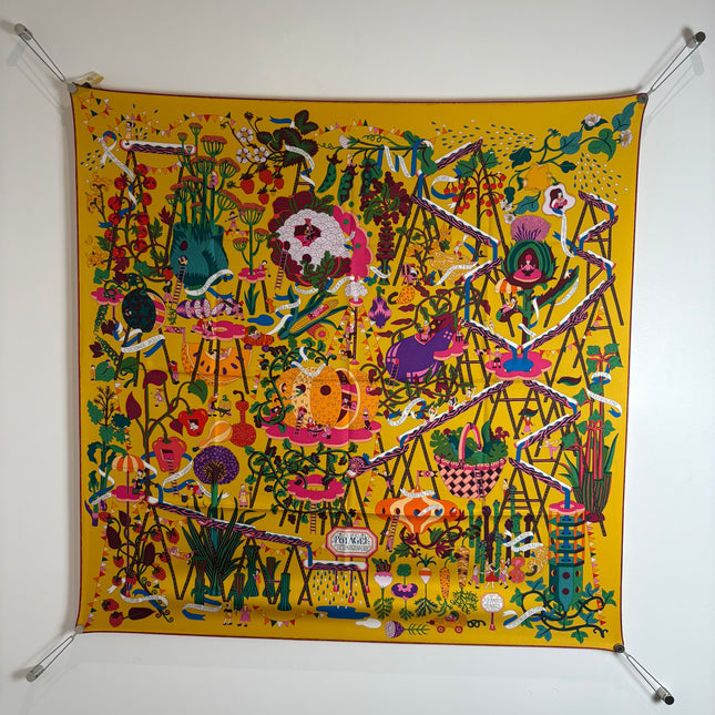 Carré Hermes 90cm le potager extraordinaire