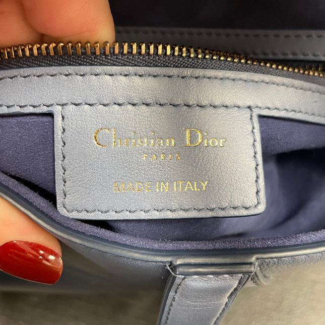 Saddle Dior Moyen Bleu