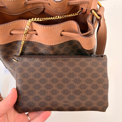 Sac seau pm Céline Macadam