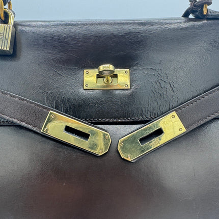 Sac Kelly 32 Hermès Chocolat
