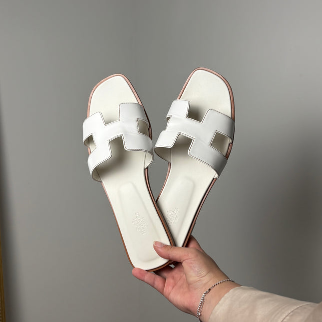 Sandales Oran Hermès Blanches T41
