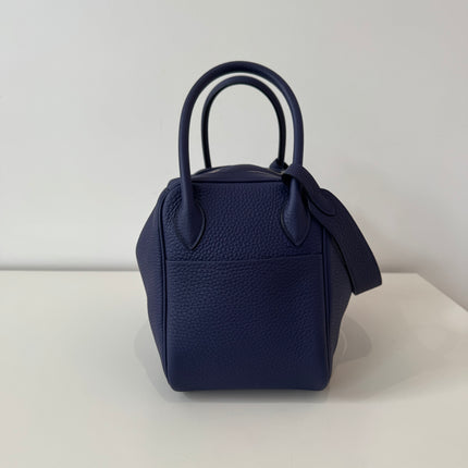 Sac Hermès Lindy 26 marine