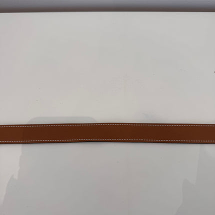 Ceinture Hermès H Réversible Gold & Noir 85cm