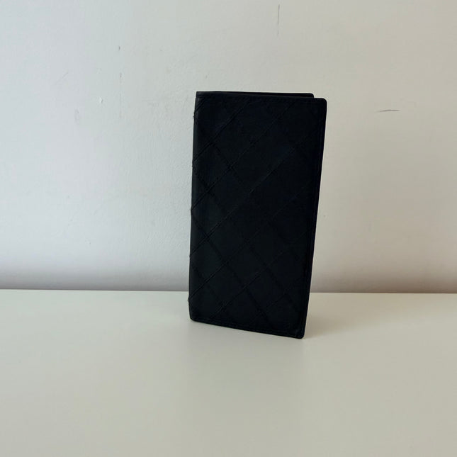 Portefeuille long Chanel noir