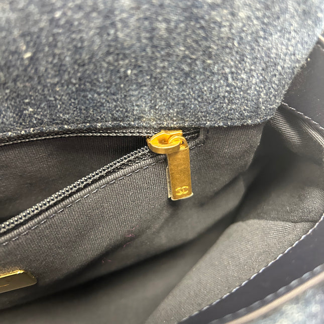 Sac Chanel 19 small denim