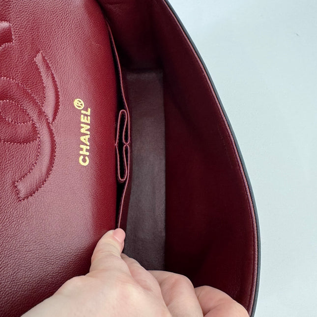 Sac Chanel Timeless 25 cm Chevrons Noir