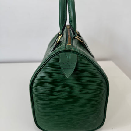 Sac Louis Vuitton Speedy 25 Épi Vert