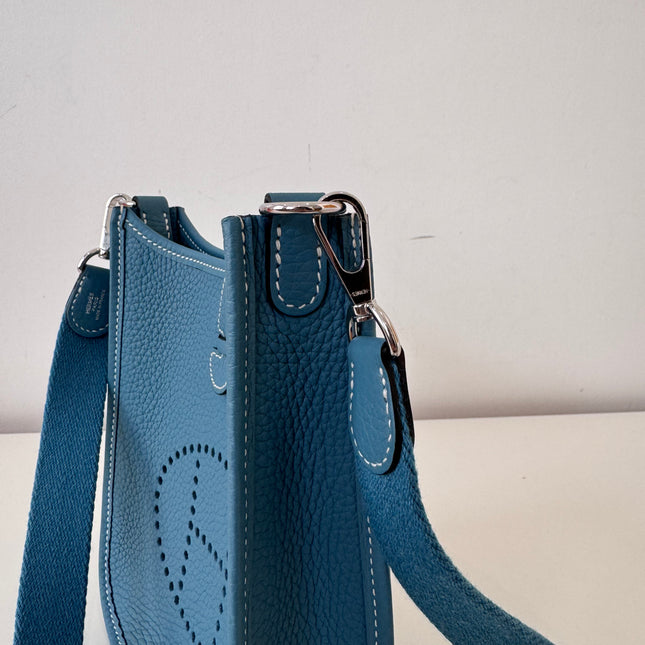 Sac Hermès Evelyne 16 Bleu Jean