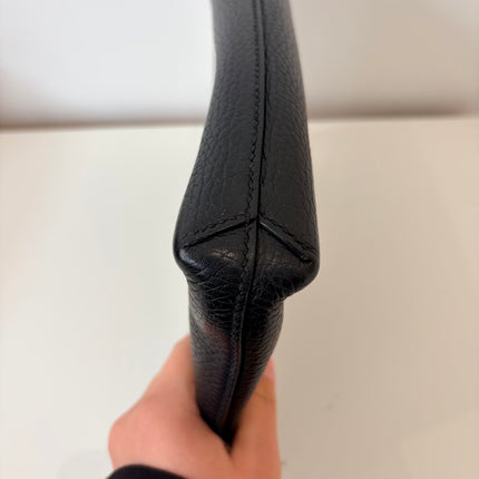 Pochette en cuir Gucci noir