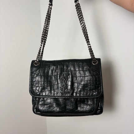 Sac Saint Laurent Niki Medium Kaki foncé