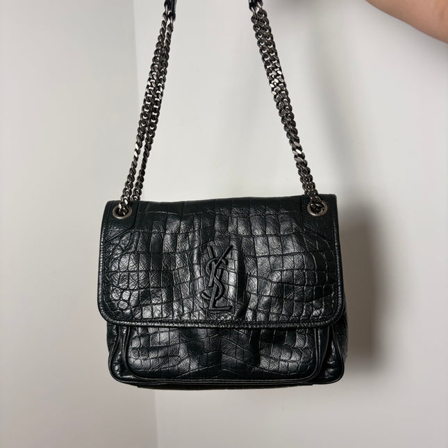 Sac Saint Laurent Niki Medium Kaki foncé