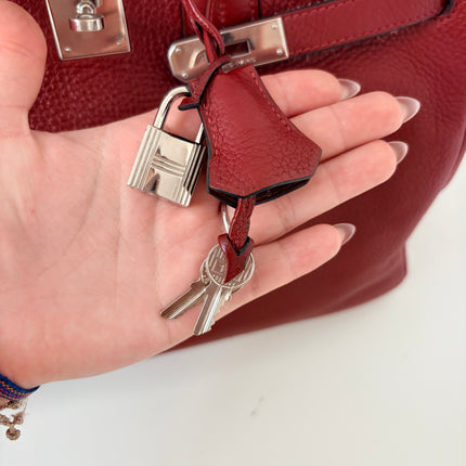 Sac Hermès Birkin 35 rouge H