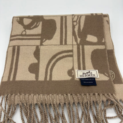 Écharpe Hermès 100% cachemire
