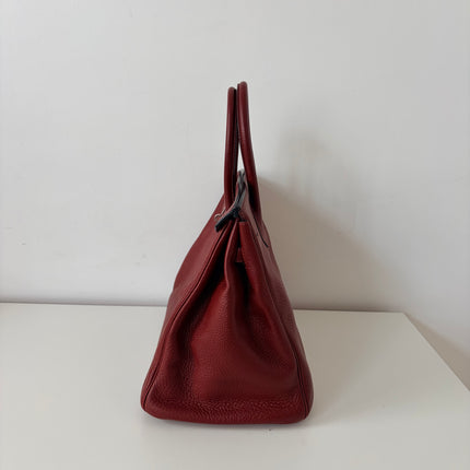 Sac Hermès Birkin 35 rouge H