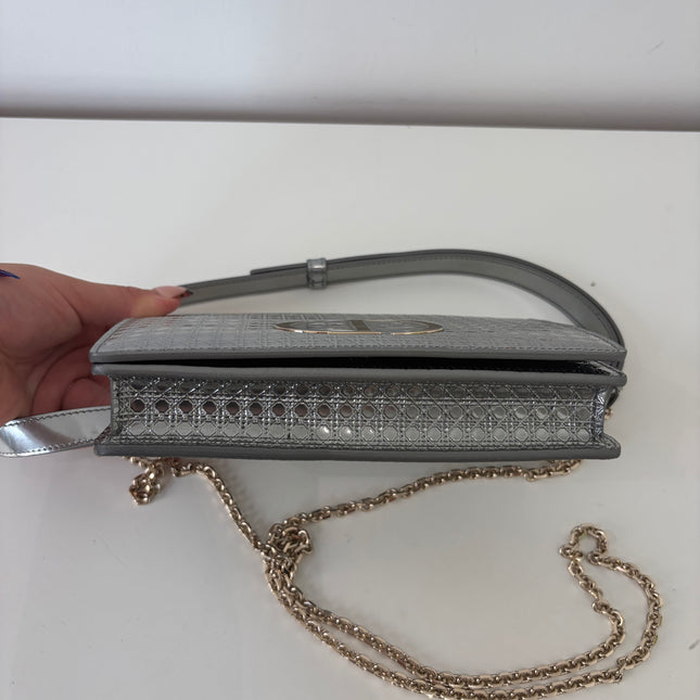 Sac Dior 30 Montaigne argenté