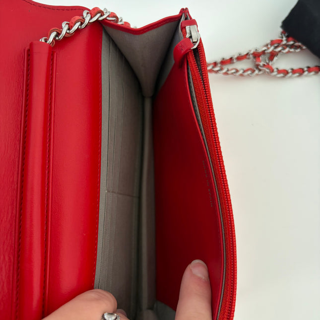 Sac Chanel Wallet on chain Corail