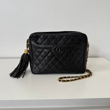 Sac Chanel Caméra GM Cuir Caviar Noir