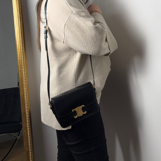 Sac Celine Triomphe Teen noir