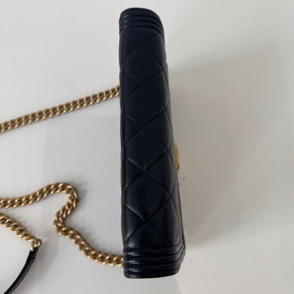 Sac Chanel Wallet on Chain Boy Noir