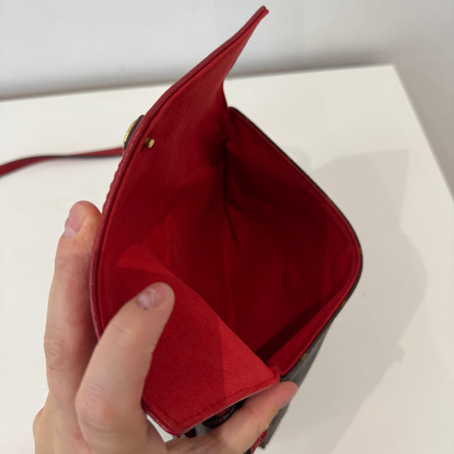 Sac Louis Vuitton bandoulière Twice Monogram & Rouge