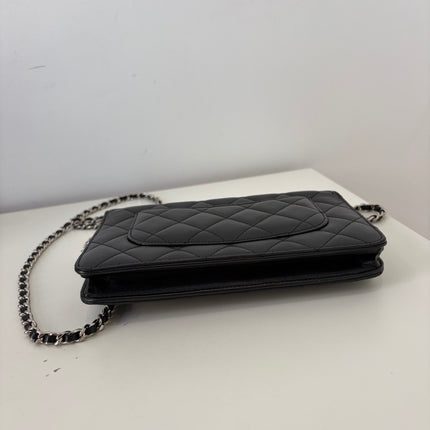 Sac Chanel Wallet on Chain classique Noir Cuir d’agneau