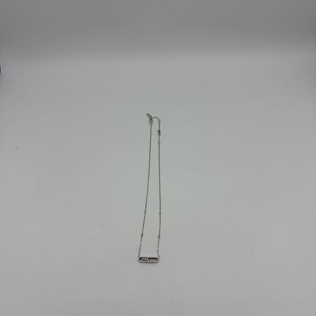 Collier Messika Move baby Pave or blanc et diamants