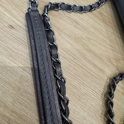 Sac Chanel Timeless lune gris irisé