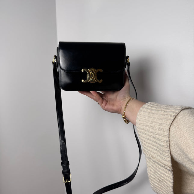 Sac Celine Triomphe Teen noir