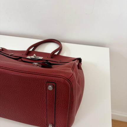 Sac Hermès Birkin 35 rouge H