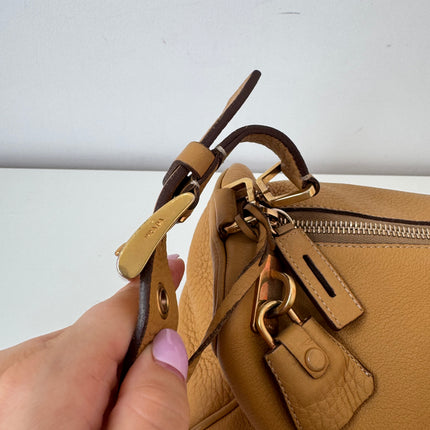 Sac baguette Prada bronze