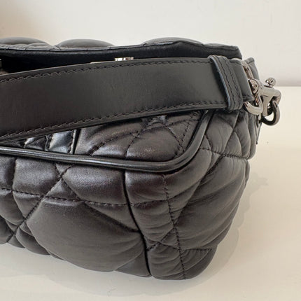 Sac Dior Camp Small cuir noir