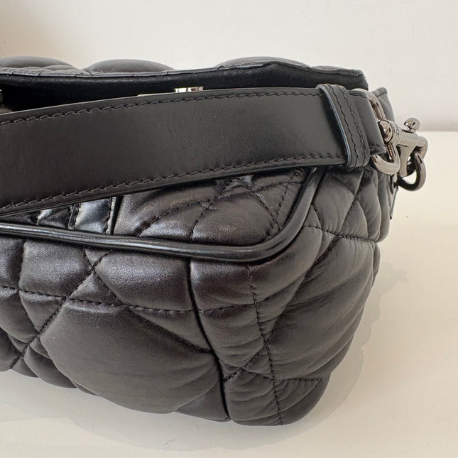 Sac Dior Camp Small cuir noir