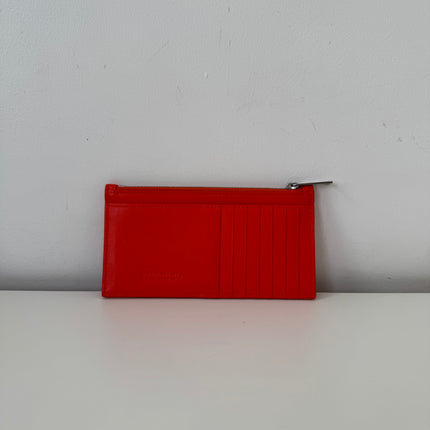 Portefeuille Bottega Veneta Plat Cassette Orange