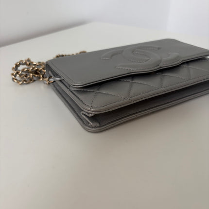 Sac Chanel Wallet on chain Gris argent