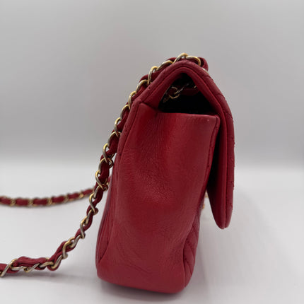 Sac chevrons Chanel Rouge