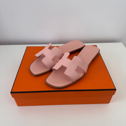 Sandales Oran Hermès Rose T37
