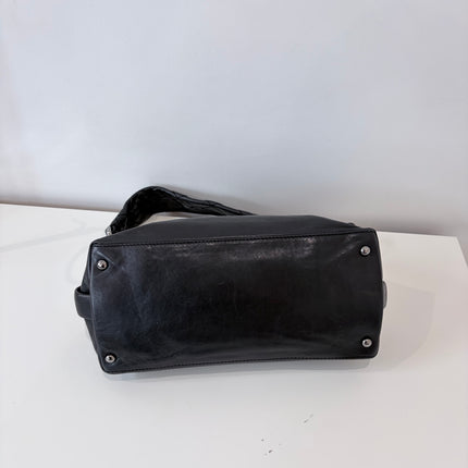 Sac Chanel épaule souple noir fermoir 2.55